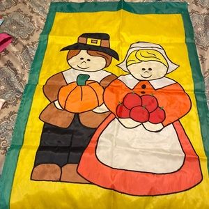 Thanksgiving flag for flagpole